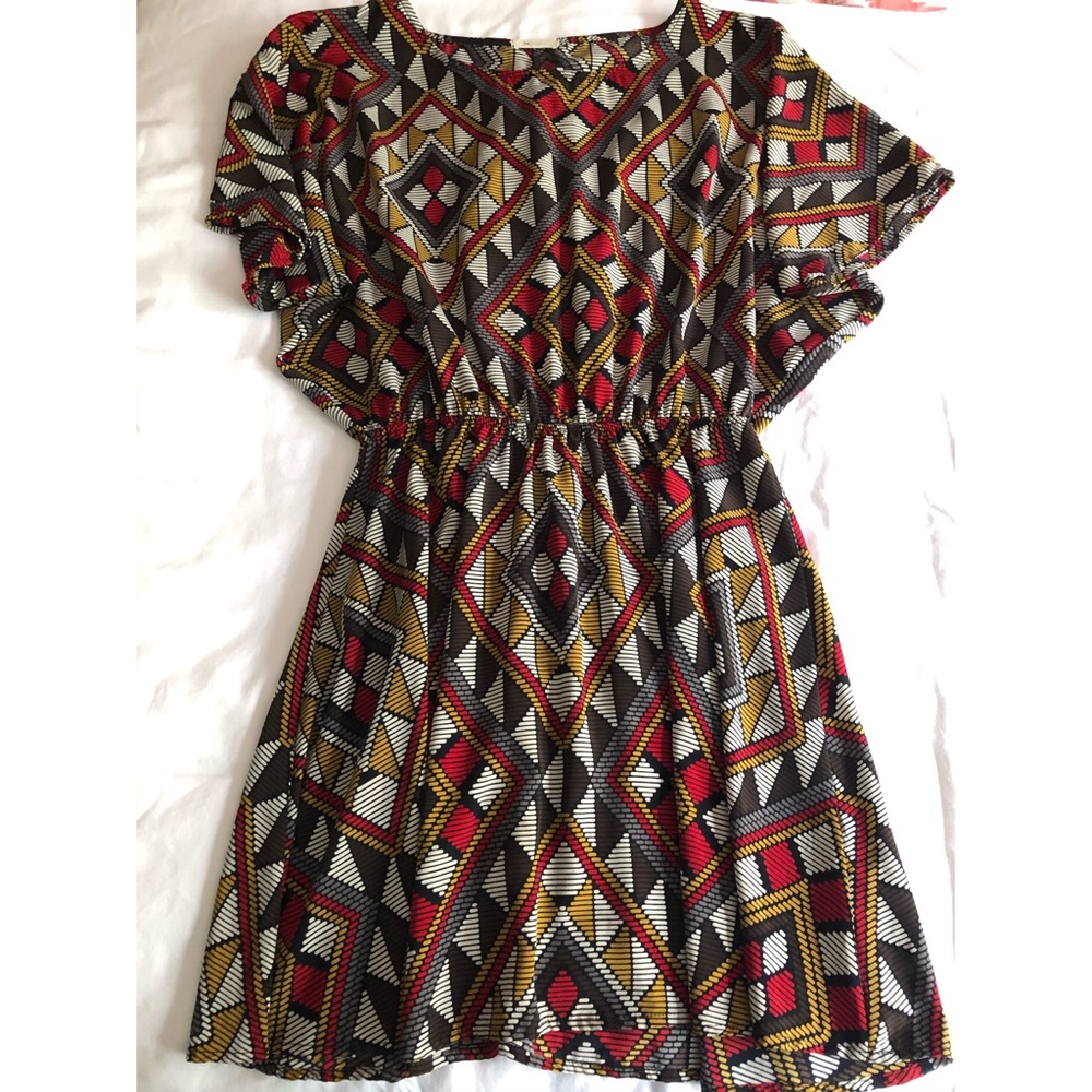 Everly short cinched waist dress by, L